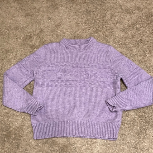 Alps Sweaters - Vintage Alps Rugged Outdoors Lilac Sweater Size Large
